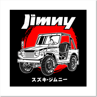 Jimny Classic Black Posters and Art